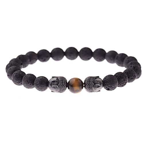 Bracciale in perline da donna Buddha