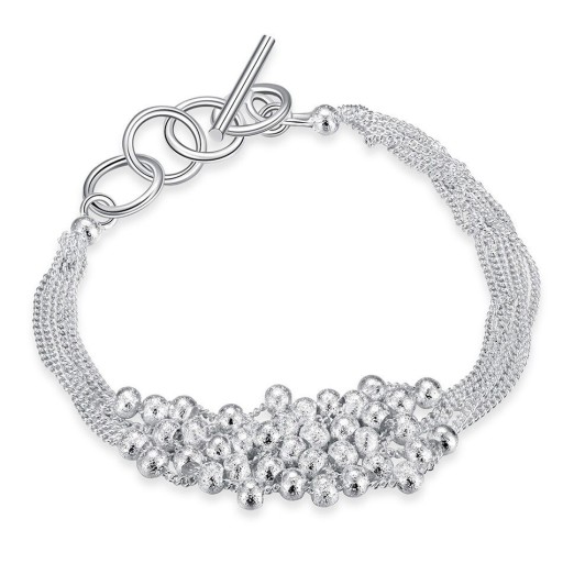 Bracciale multilivello da donna con palline