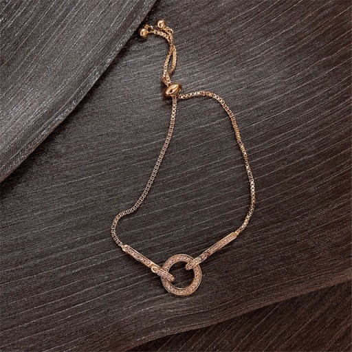 Bracciale regolabile da donna a cerchio