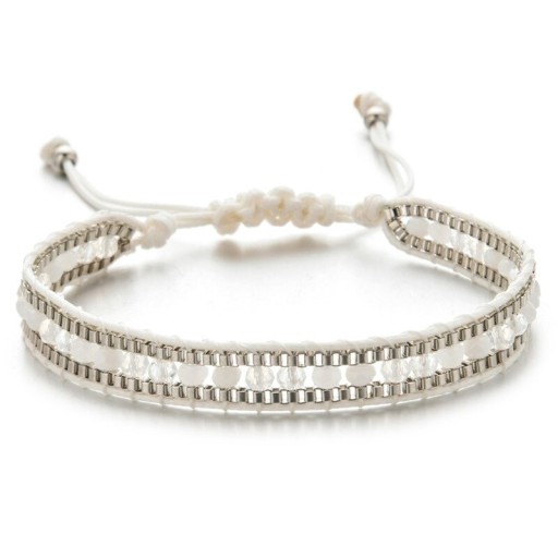 Bracciale regolabile da donna con perline H357