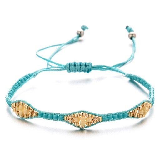 Bracciale regolabile da donna con perline H358