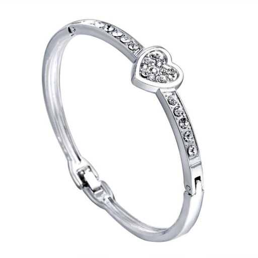 Bracciale rigido da donna con pietre H467