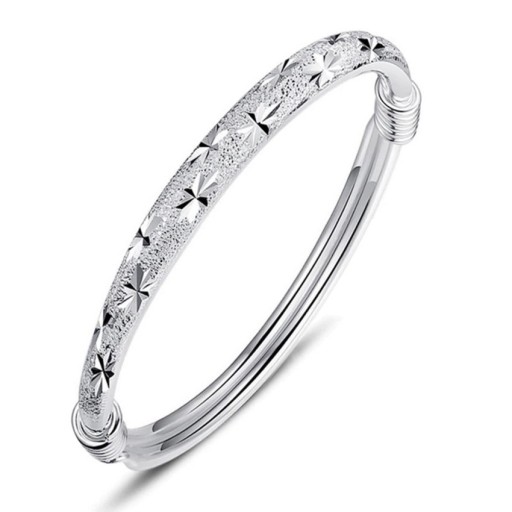 Bracciale rigido da donna scintillante A1706