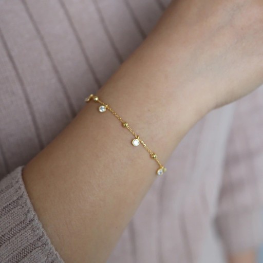 Bracelet à maillons pour femmes H421