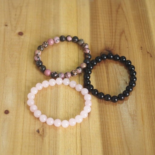 Bracelet à perles pour femmes 3 pièces