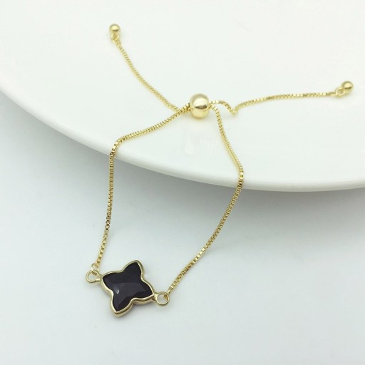 Bracelet ajustable pour femme avec strass