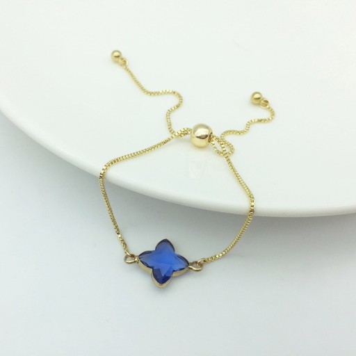 Bracelet ajustable pour femme avec strass