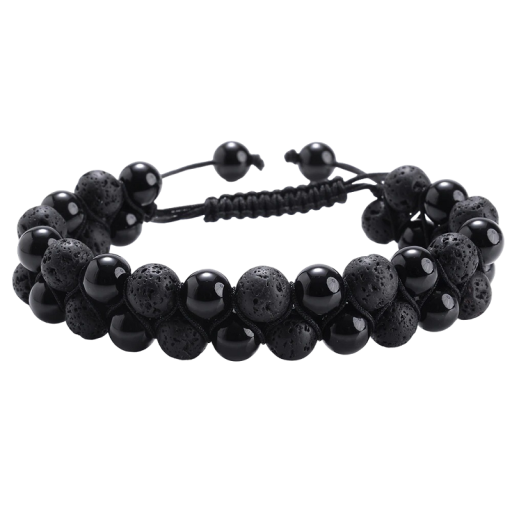 Bracelet double en perles Z266