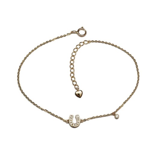 Bracelet en chaîne pour femme avec fer à cheval
