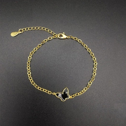 Bracelet en chaîne pour femme avec papillon