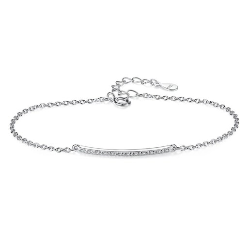 Bracelet en chaîne pour femme avec tige