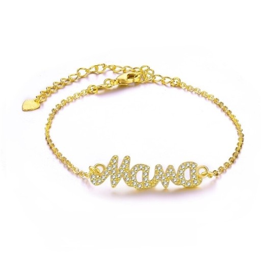 Bracelet en chaîne pour femme maman