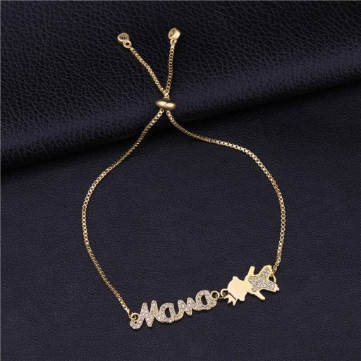 Bracelet en chaîne pour femme maman