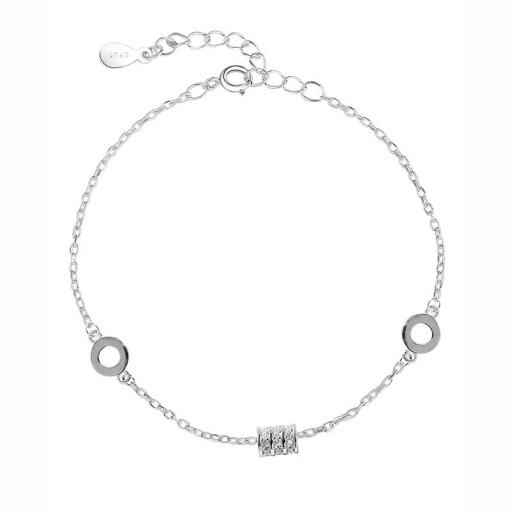 Bracelet en chaîne pour femmes avec des cercles