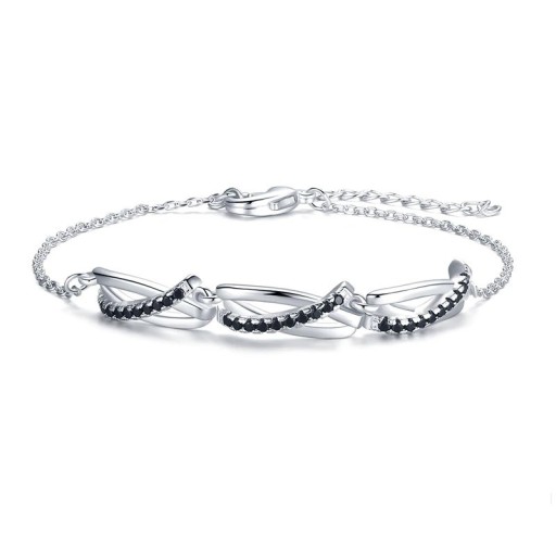 Bracelet en chaîne pour femmes avec pierres