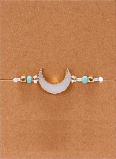 Bracelet en cordon avec lune