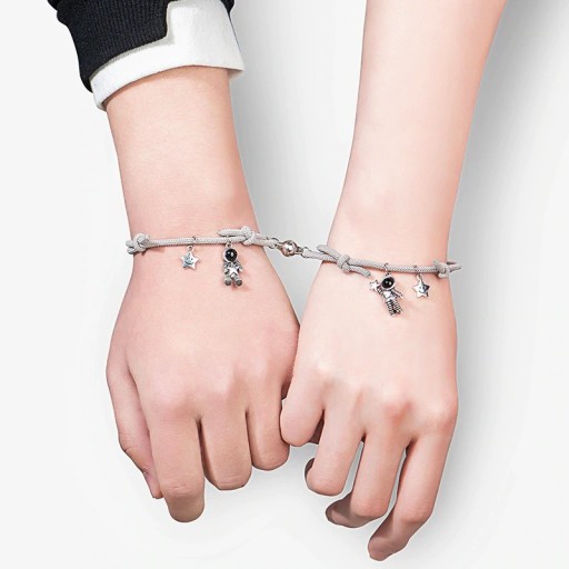 Bracelet en cordon pour couples astronautes