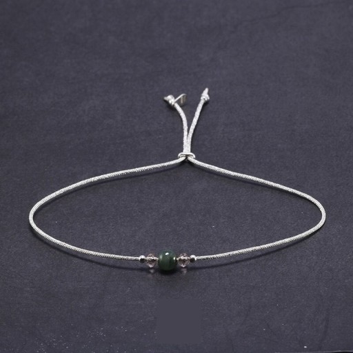 Bracelet en cordon pour femme avec perles A1663