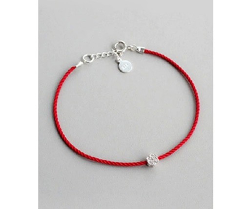 Bracelet en cordon pour femme avec pierre