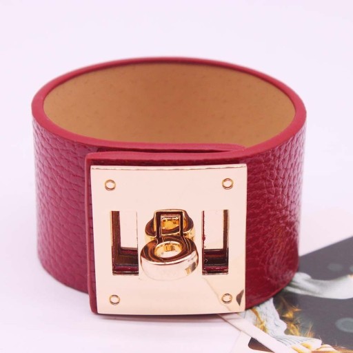 Bracelet en cuir pour femme H368