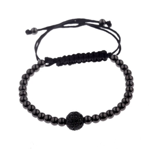 Bracelet en perles avec boule