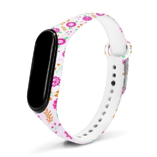 Bracelet en silicone pour Xiaomi Mi Band 5 / 6 avec motif T851
