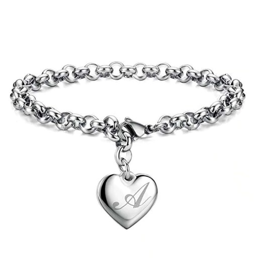 Bracelet femme avec pendentif cœur H60