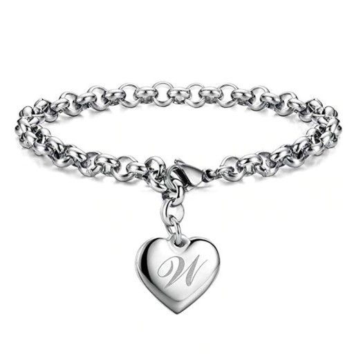 Bracelet femme avec pendentif cœur H60