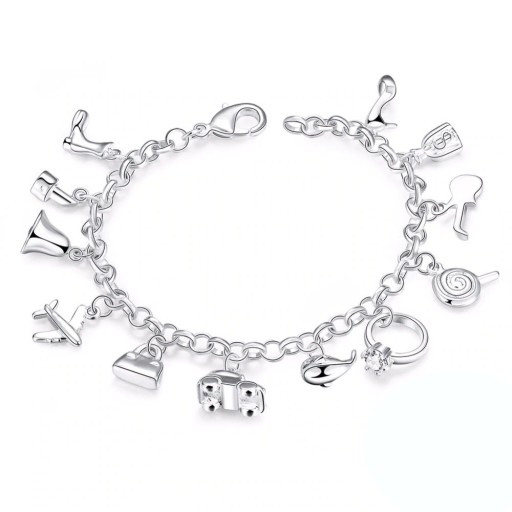 Bracelet femme avec pendentifs P131