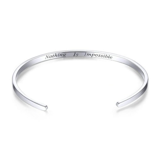 Bracelet femme nothing is impossible