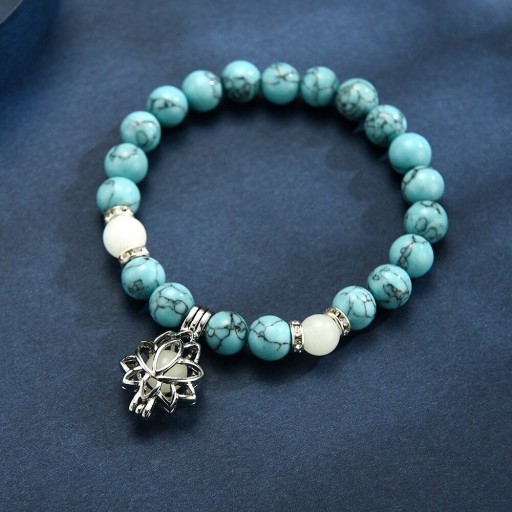 Bracelet lumineux pour femmes avec lotus