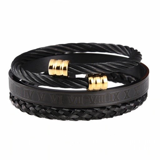 Bracelet multiple pour homme H197