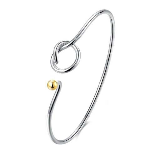 Bracelet ouvert pour femme avec nœud H170