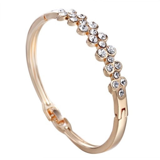 Bracelet rigide pour femmes avec pierres H467