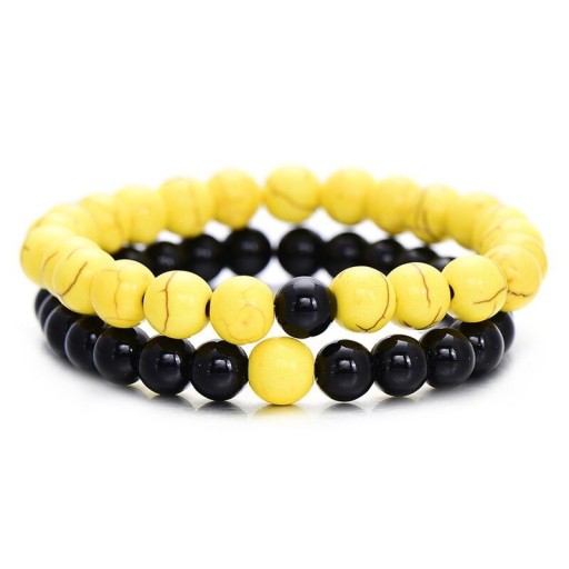 Bracelets en perles pour couples 2 pcs