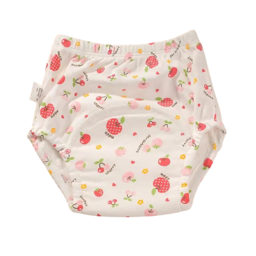 Braguitas de entrenamiento para bebés hasta 11 kg Fruta rosa Pañales de tela lavables Ropa interior Braguitas de bebé Reutilizables