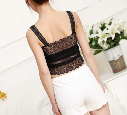 Bralette de renda para rapariga