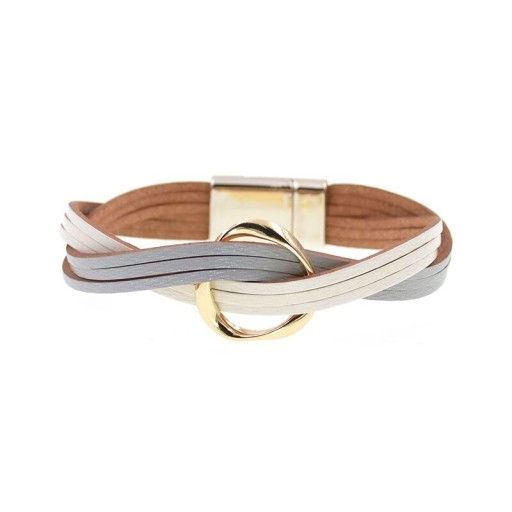 Bransoletka damska wielowarstwowa H602