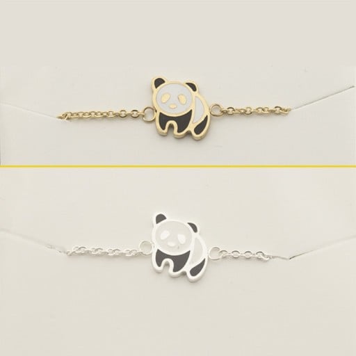 Bransoletka unisex z pandą J1633