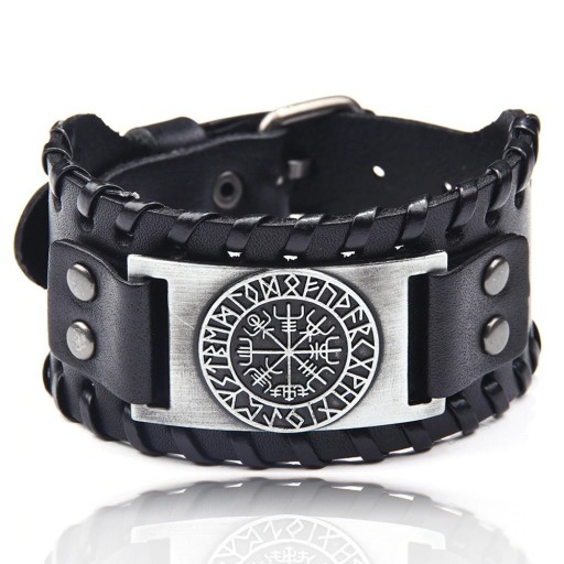 Breites Herren-Lederarmband H207