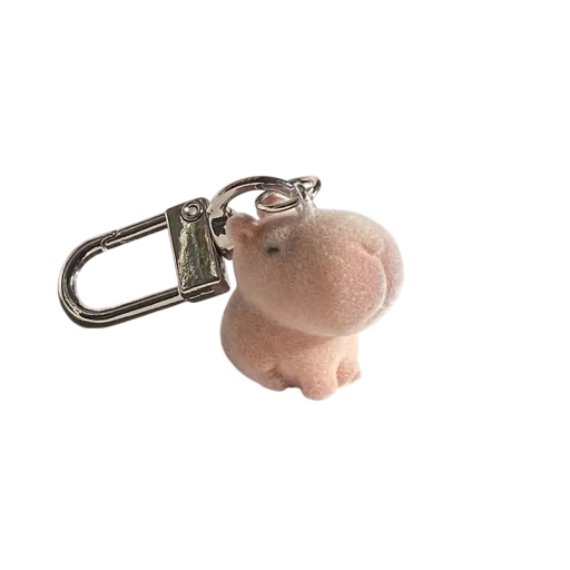 Breloc 2 x 3 cm Animaluțele pufoase Pendentiv pentru chei rucsac geantă Mini ornament din pluș Cadou drăguț pentru copii și adulți