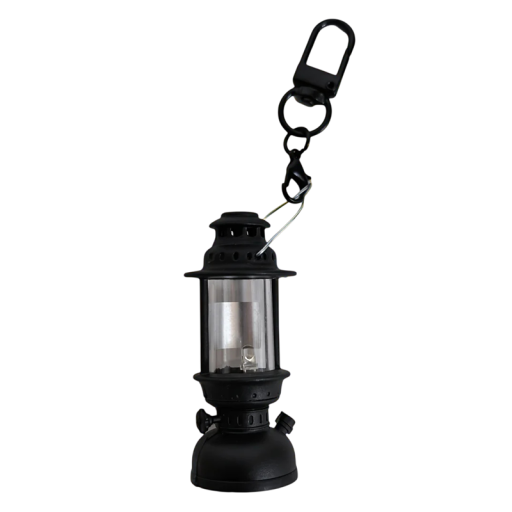 Breloc cu LED 6 cm Lampă cu petrol Breloc decorativ din plastic cu simulare LED a luminii pentru chei rucsac