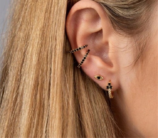 Brincos de argola femininos R42