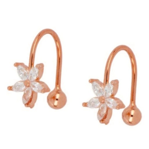 Brincos de flores para senhora