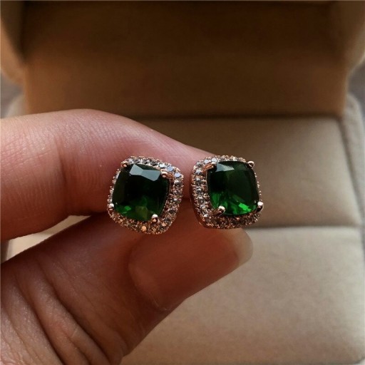 Brincos de mulher com zircónias