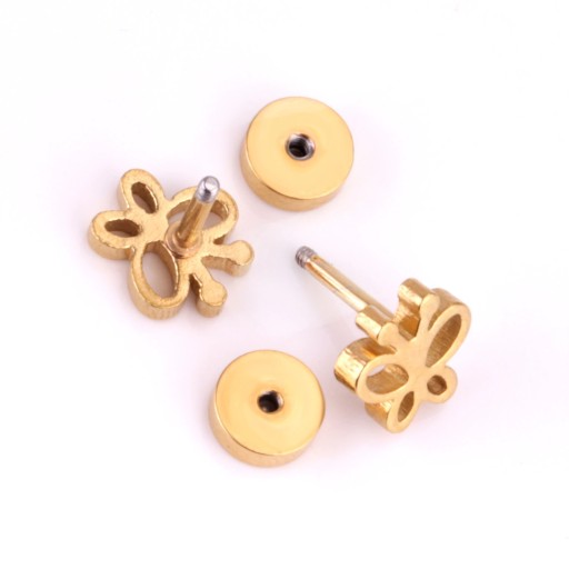 Brincos de pressão femininos G1480