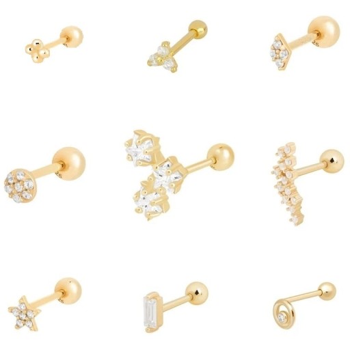 Brincos de pressão femininos