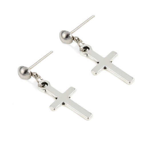 Brincos Masculinos Cruz J3358
