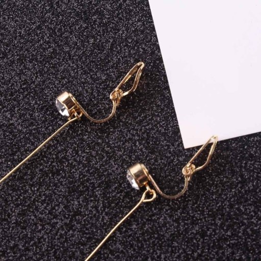 Brincos pendentes femininos com pérola G1152