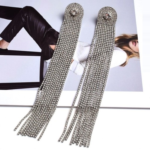 Brincos pendentes femininos com zircões G1447